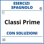 Esercizi Spagnolo classi prime - Soluzioni PDF