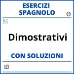 Esercizi Spagnolo dimostrativi - PDF Soluzioni