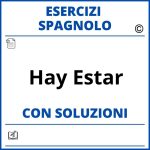 Esercizi Spagnolo hay estar - Soluzioni PDF