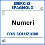 Esercizi Spagnolo numeri - Soluzioni PDF