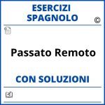 Esercizi Spagnolo passato remoto - PDF Soluzioni