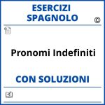 Esercizi Spagnolo pronomi indefiniti - Soluzioni PDF