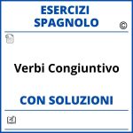 Esercizi Spagnolo verbi congiuntivo - PDF Soluzioni