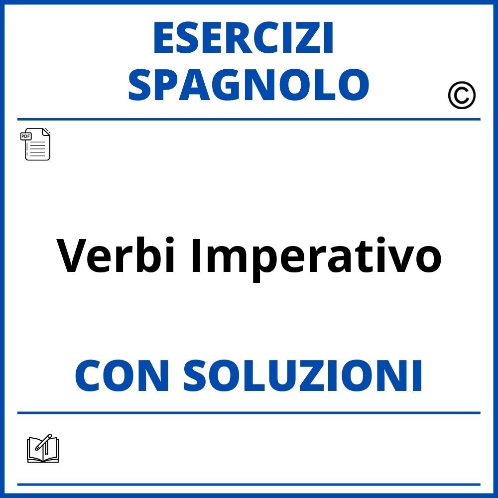 Esercizi Spagnolo verbi imperativo