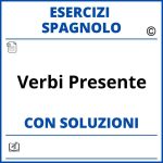 Esercizi Spagnolo verbi presente - Soluzioni PDF