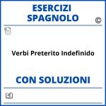 Esercizi Spagnolo verbi preterito indefinido - Soluzioni PDF