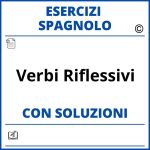 Esercizi Spagnolo verbi riflessivi - Soluzioni PDF