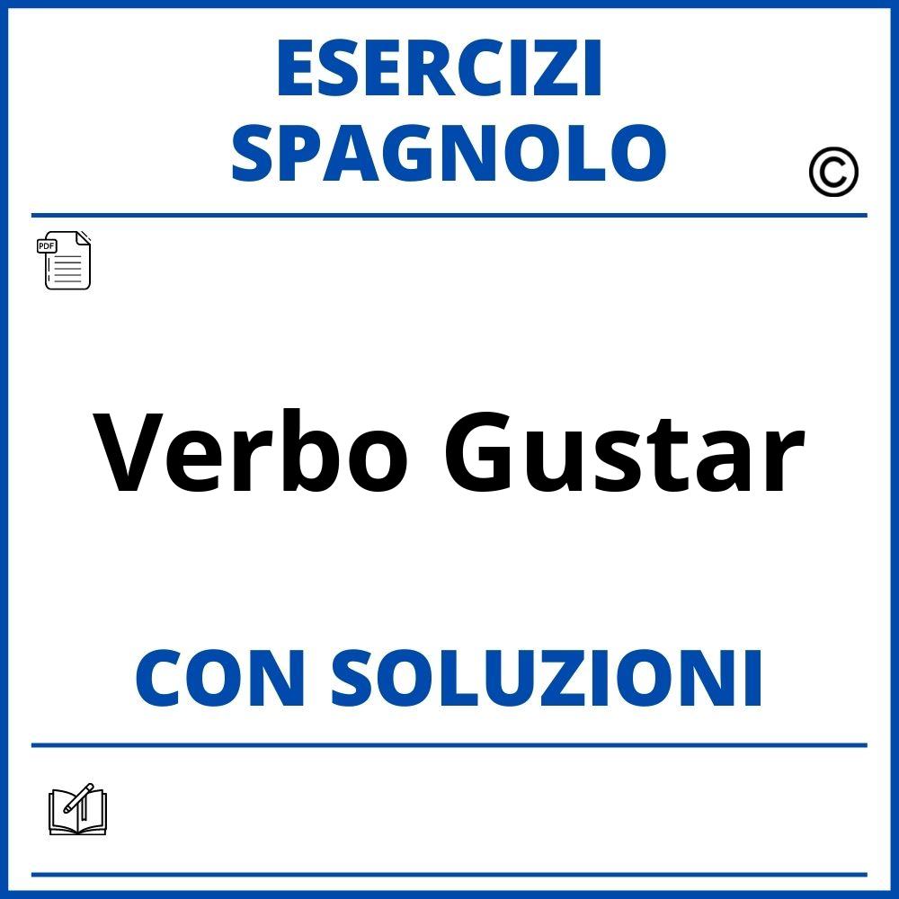 Esercizi Spagnolo verbo gustar